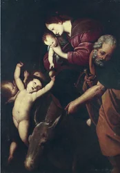 The Holy Family on the Flight into Egypt